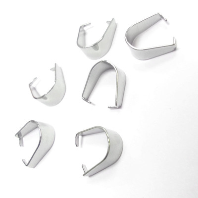 廠家批發吊墜扣夾扣 瓜子扣 水晶翡翠扣 DIY飾品配件 珠寶墜子扣