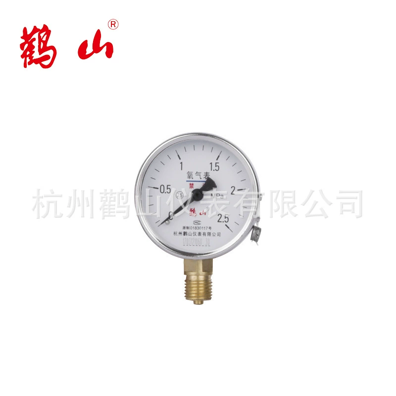 YO60 манометр кислорода автоматический прибор маслостойкий манометр 25 МПа прямые продажи с фабрики можно настроить