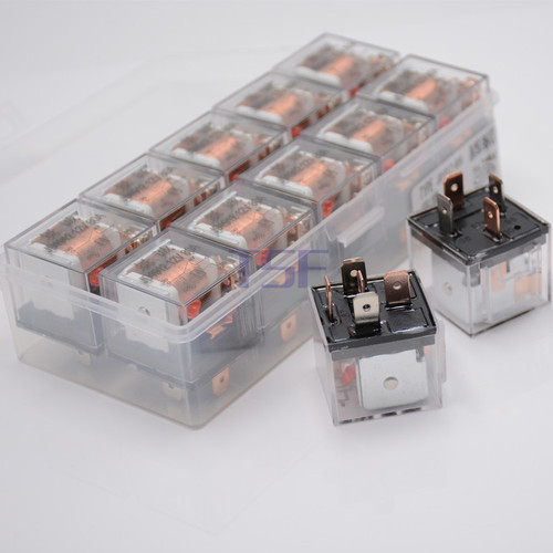 Automobile all-copper relay 80A relay automobile universal 80A relay waterproof with indicator light relay