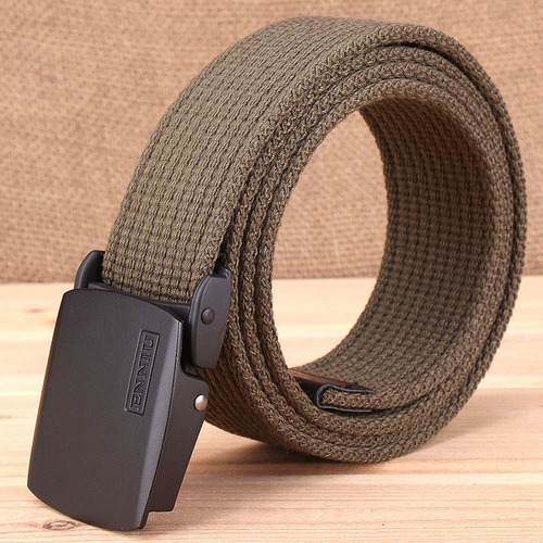 ENNIU thickened canvas belt casual outdoor belt for men Korean style trendy trouser belt manufacturer wholesale overalls belt