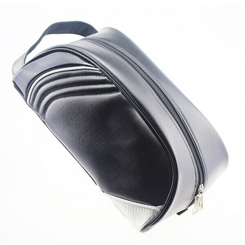 Cross-border hot selling golf shoe bag dustproof and waterproof PU shoe bag multifunctional clutch bag sundries storage bag portable bag