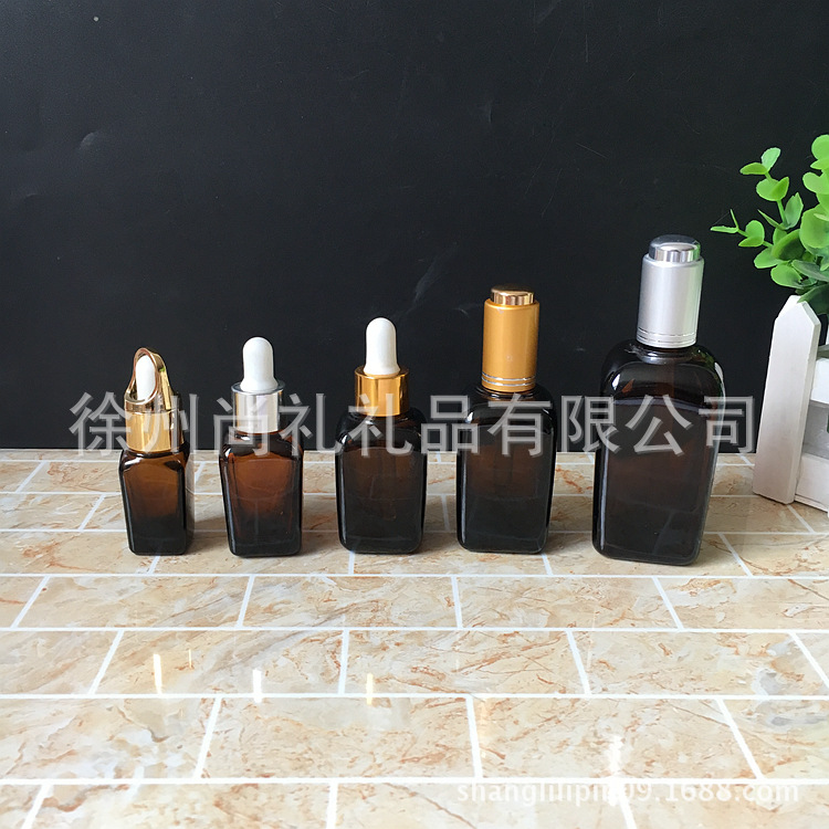15毫升绿色精油瓶  定制logo30ml50ml蓝色精油瓶  出口按摩精油