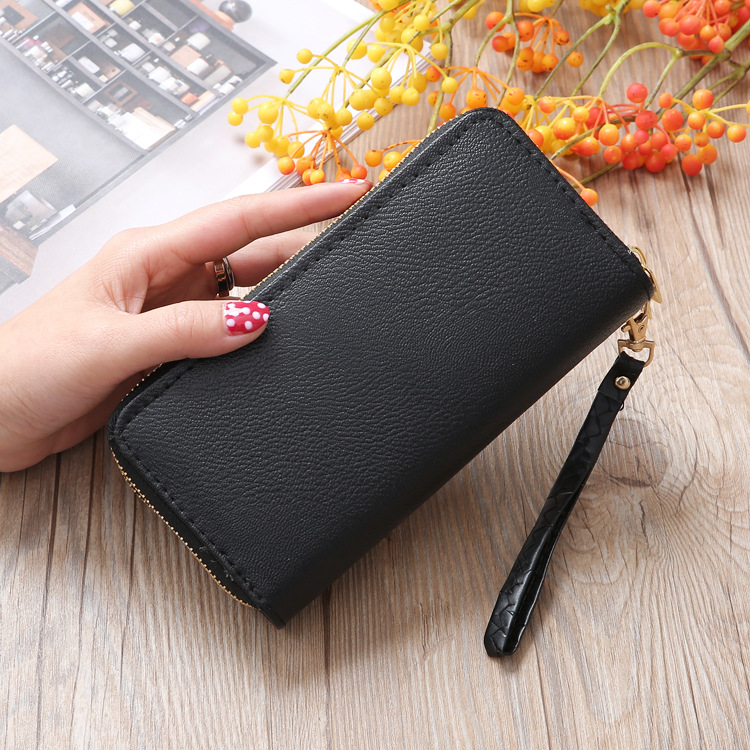 New style lychee pattern wallet ladies long clutch bagpicture1