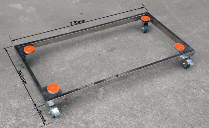 Черепаший ящик Кронштейн из нержавеющей стали Мобильная стойка Черепаший пруд Вода Черепаший ящик Пруд для аквакультуры Очень большая стеллаж для хранения небольшого размера с тормозными колесами