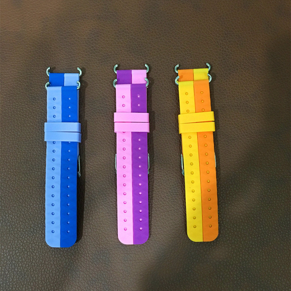 天才二代y02儿童电话手表表带 儿童定位手表硅胶表带 透气无异味|ms