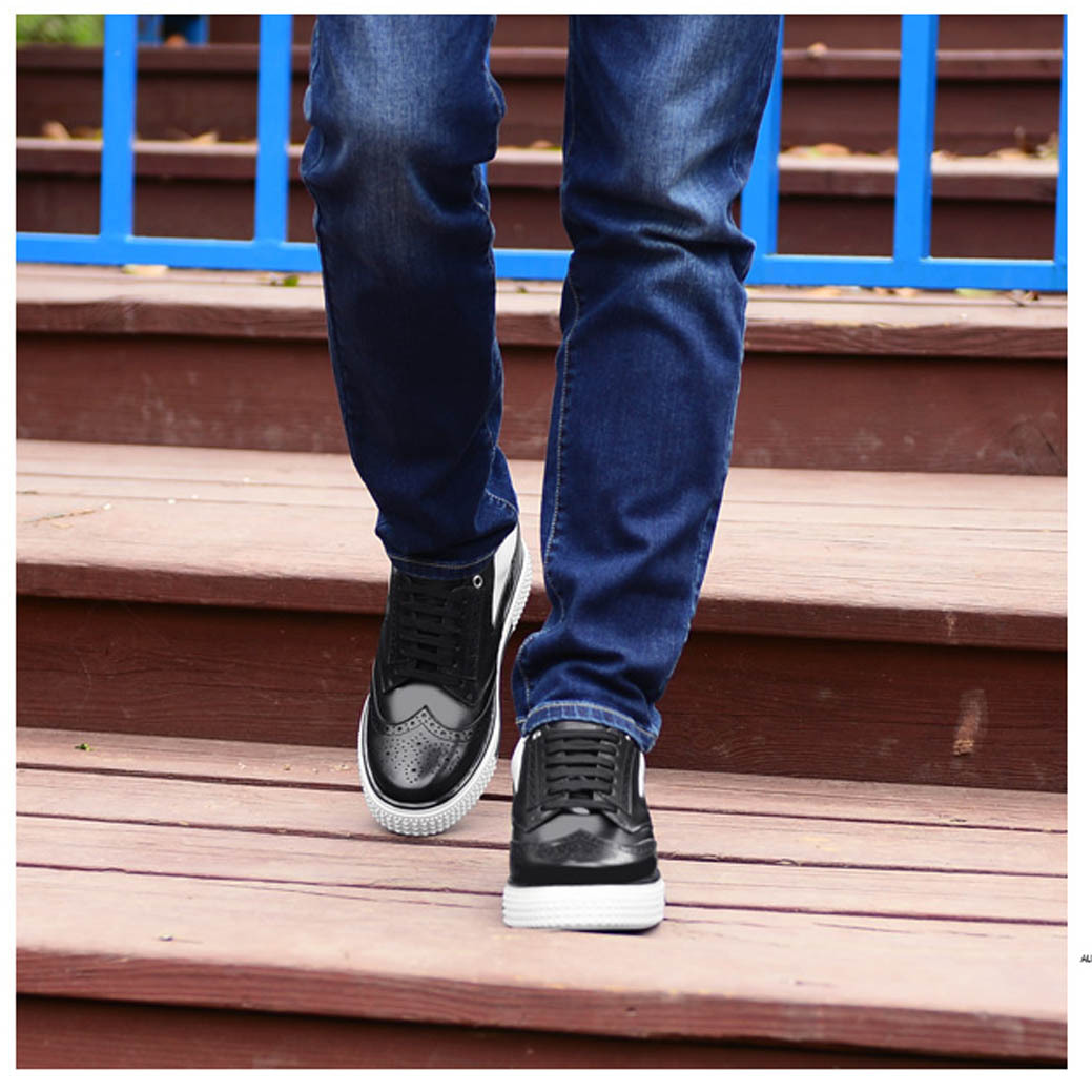 G8710 elevator shoes 2.56 inch black