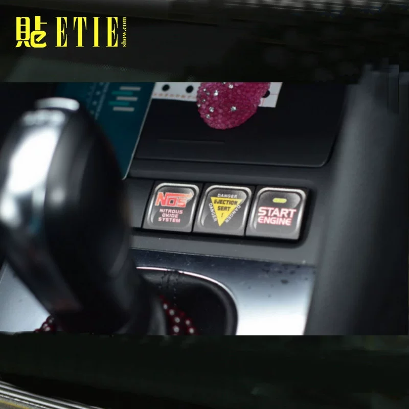 Подходит для оригинальных и персонализированных наклеек на кнопки Volkswagen, украшения автомобиля, водонепроницаемых, солнцезащитных, устойчивых к царапинам наклеек на двери автомобиля.