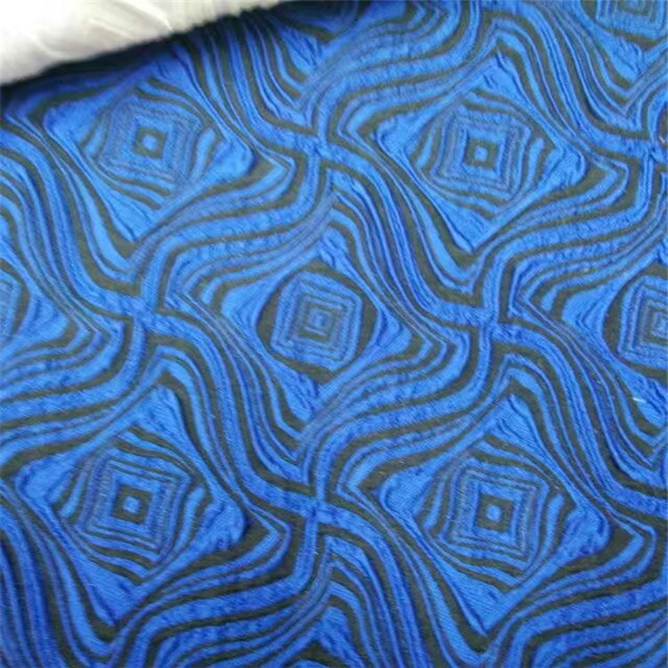 抽像悬窝图案色织梭织提花布面料适用于服装装饰沙发布鞋子布