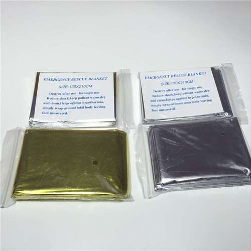 160*210 emergency blanket, thermal blanket, outdoor emergency mat, survival blanket, first aid kit accessories, first aid sleeping bag