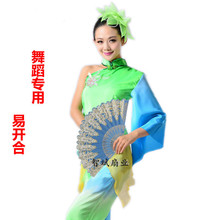 厂家直销 新款中国风烫金扇子 咏春蕾丝舞蹈扇子 塑料女士折扇