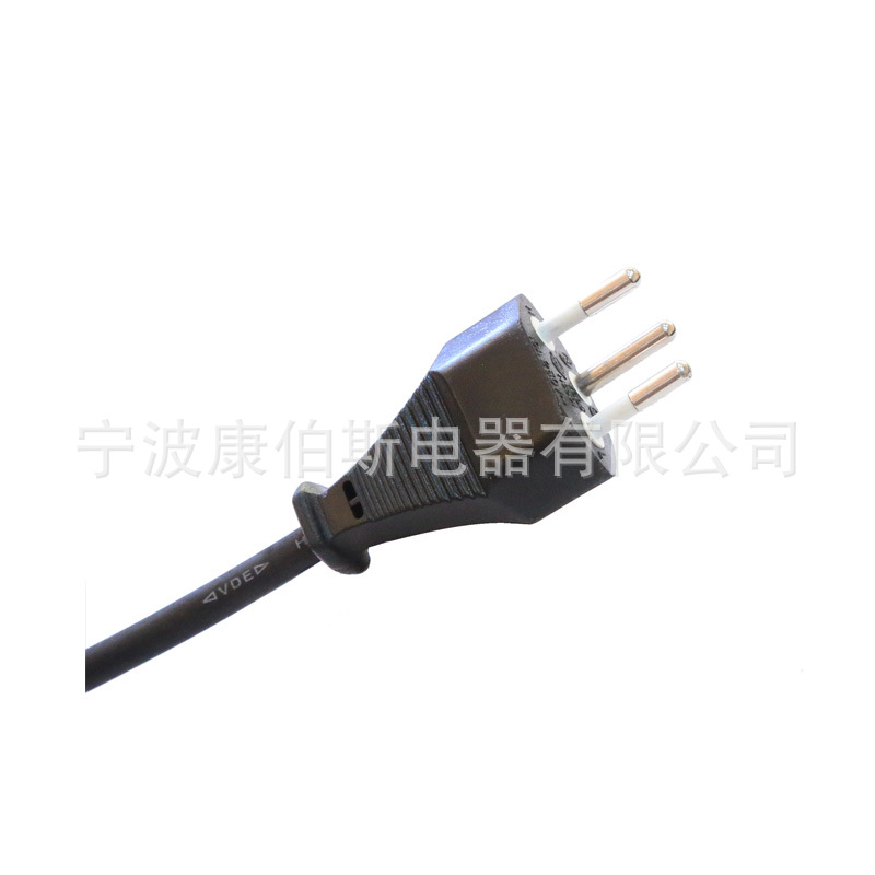 厂家现货供应Y005瑞士标准插头线  S认证三芯插头