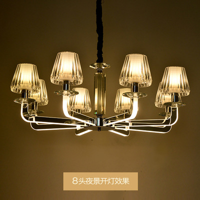 艺术卧室餐厅吊灯简约壁发光led客厅吊灯后现代创意别墅酒店灯具|ms