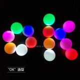 Новый гольф игра Ball Gift Ball Swarking Ball Clorfful Flash Ball, Hengliangliang Ball Night Playball Led