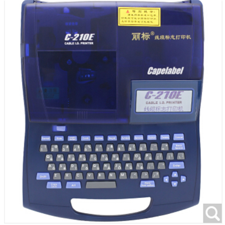 佳能丽标线号机C-210E打号机PR-T101线缆标志印字机号码管打印机