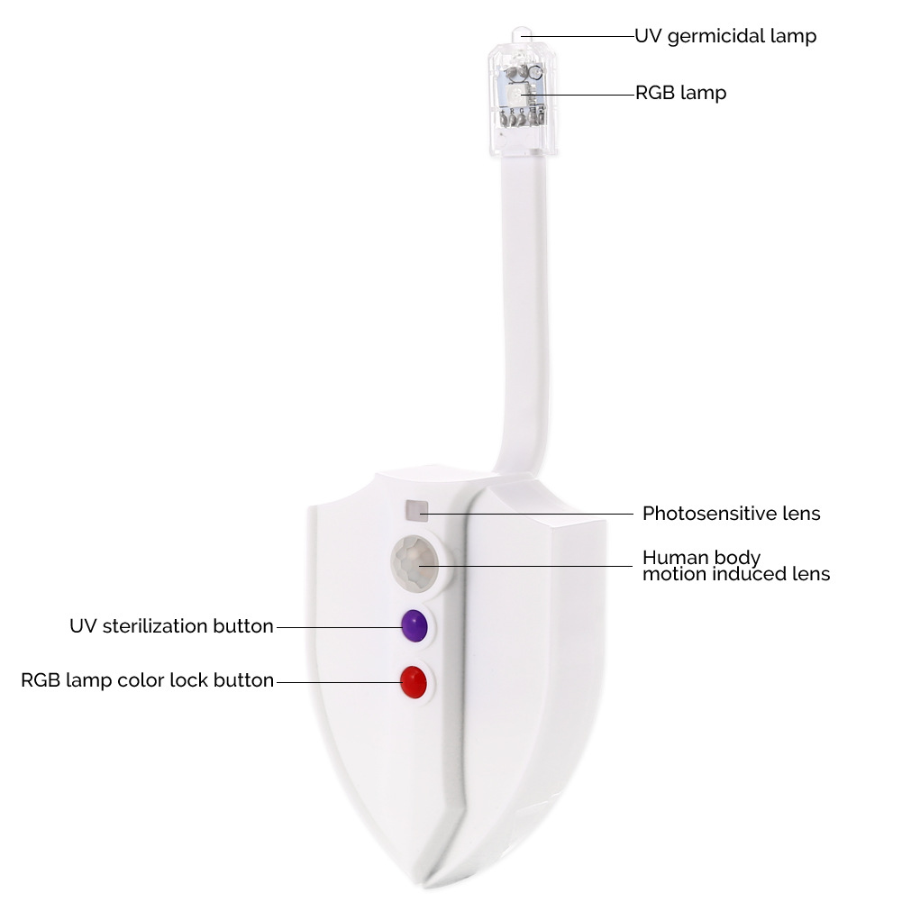 Lampe LED pour toilette UV Lumière Ultraviolette - Ref 3423824 Image 11