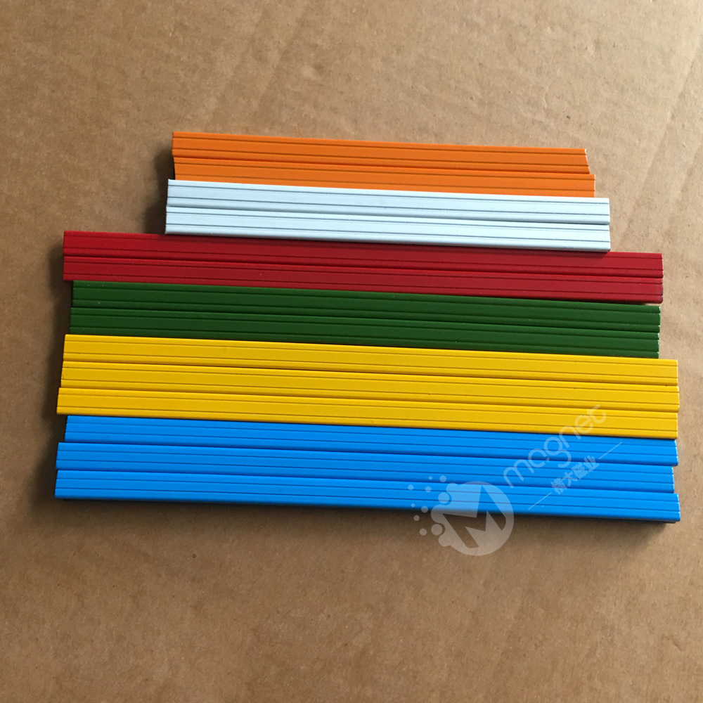 300*10*3   品质工厂：彩色橡胶软磁条，教学文具喷漆软磁条