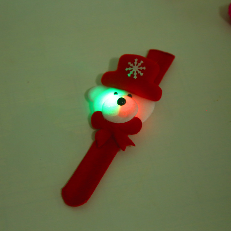 Fashion Luminous Christmas Clap Ring Decorations Wholesale Nihaojewelry display picture 3