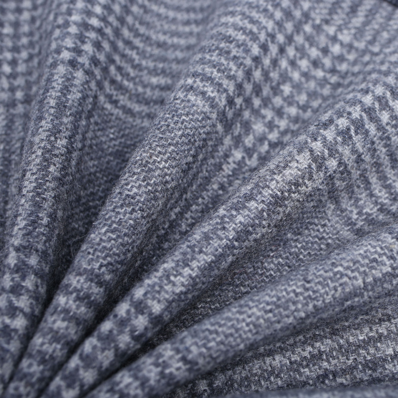 Spot Manufacturer Direct Sales Woven Flannel Wool Plaid Fabric Woven Woolen Fabric Autumn and Winter Clothing Fabric