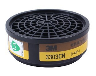 供应3M 3303CN防酸性气体滤毒盒 可防有机蒸气 配3200面具使用