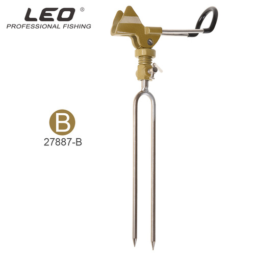 27887 LEO/LEO [Aluminum Alloy Universal Turret Bracket] Sea Rod Hand Rod Platform Fishing Bracket Metal Ground Plug