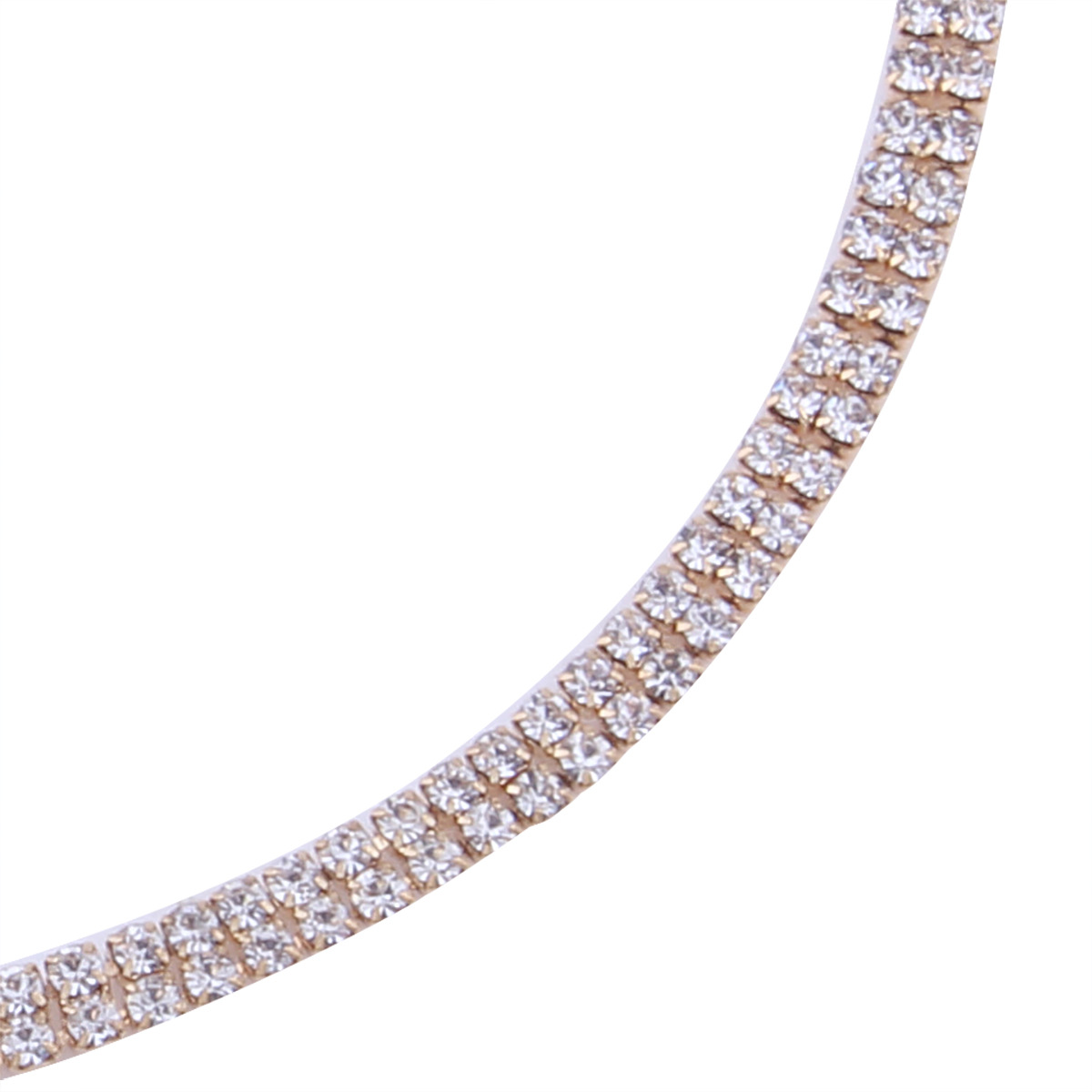 Occident and the United States alloy Diamond necklace (Gold)NHNMD3855-Gold