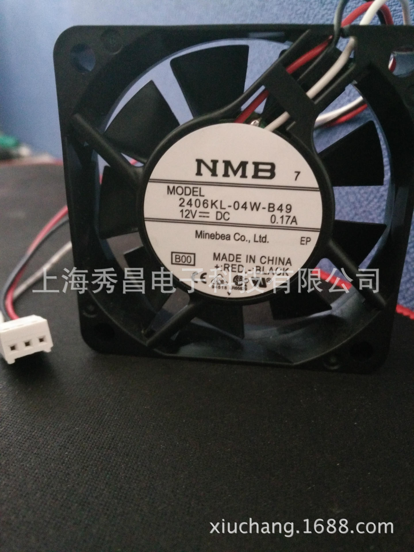 2406KL-04W-B49全新原装日本NMB美蓓亚直流6015MM散热风扇风机12V