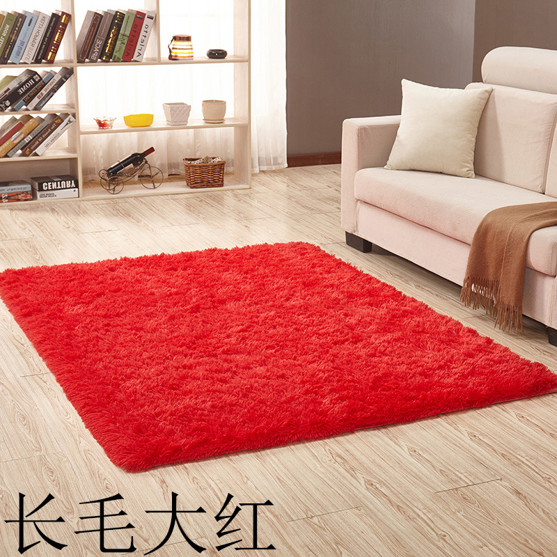 Cross-border Manufacturers Wholesale Carpet Modern Silk Wool Carpet Living Room Coffee Table Sofa Bedside Carpet Bedroom Carpet Floor Mats
