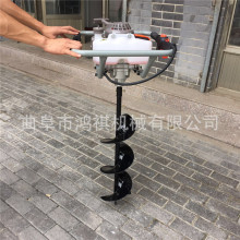 保定汽油植树挖洞机 手提式植树挖坑机 D动力强劲挖坑机