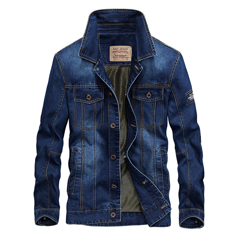 Men's Clothing fashion denim jacket motorcycle denim single layer jacket _voghion.com