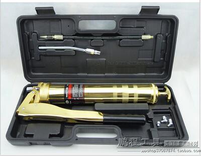 900cc黄油枪 高压 手动 压杆式黄油枪 高压镀金黄油枪