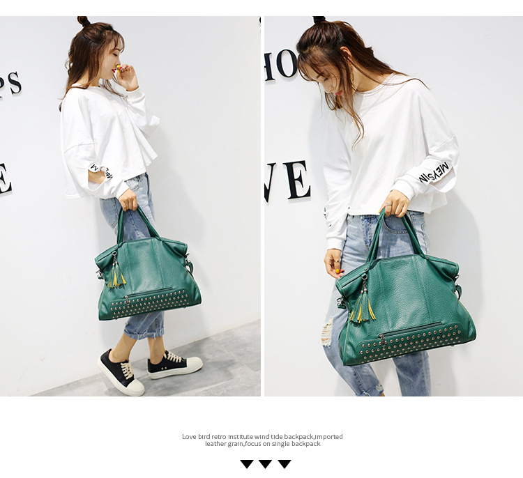 Korean version PUShoulder bag (gray)NHPB0270-gray