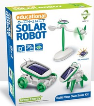 亞馬遜熱賣 STEM科學小制作玩具14合一太陽能機器人與六合一 玩具