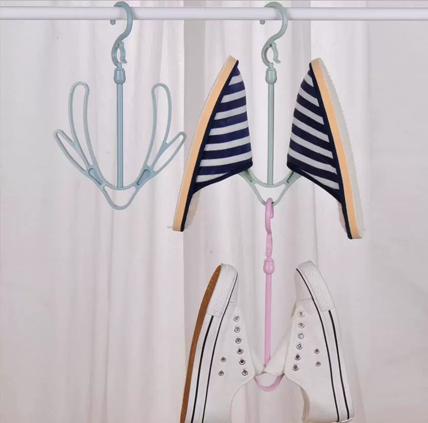 Creative windproof universal shoes, footwear, hook to dry