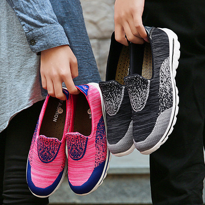 2018 summer Mesh cloth Running shoes lovers Casual shoes gym shoes Lazy shoes Running shoes On behalf of
