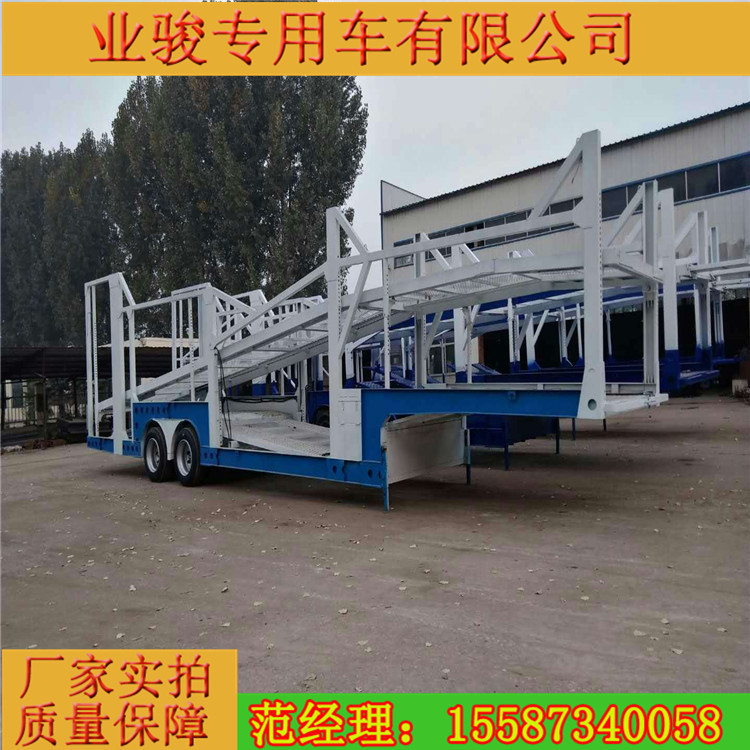 欧式轿运车和中式轿运车型有什么区别 骨架式集装箱半挂车尺寸