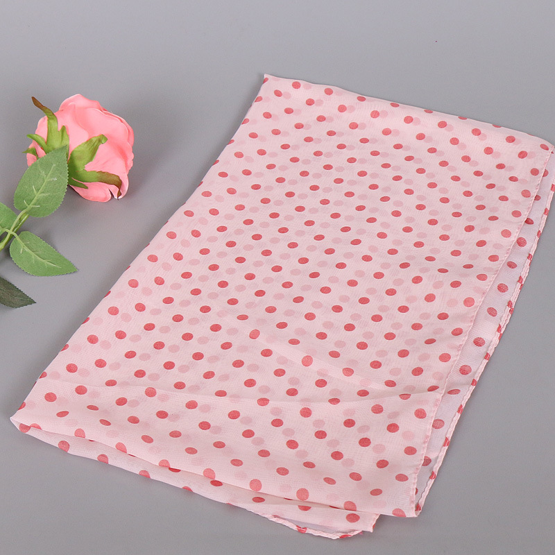 8#红粉 (2)- 印花雪纺丝巾 新花色