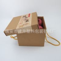 专业厂家优惠供应高速全自动天地盖鞋盒组合制作水果箱成型机