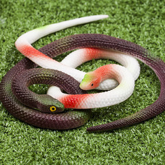 Simulation Cobra Snake Fake Pit Viper Model Children Soft Rubber Snake Prank Scary Funny Prop Toy Wholesale
