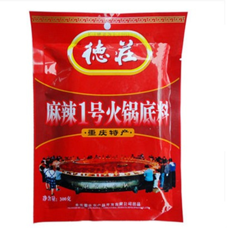Chongqing specialty Tokusho Spicy and spicy Number one Hot pot bottom material 300 gram Chongqing Taste Tokusho Hot pot bottom material