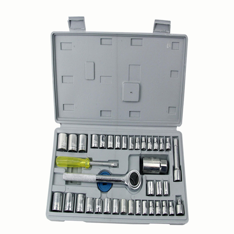 40件套套筒套装工具扳手摩托车汽修工具五金工具套筒组合工具