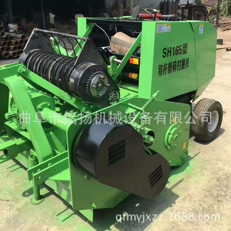 邢台四轮车牵引式秸秆打捆机四轮小型小麦秸秆打捆机