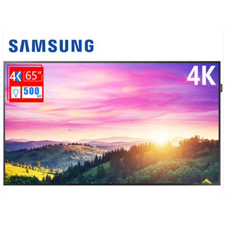 Samsung QM65F 65-inch large screen display 4K display TV advertising wall-mounted LCD vertical screen