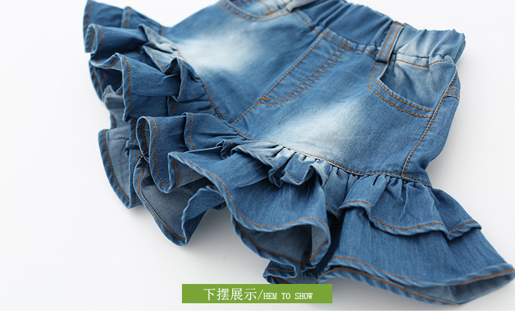 Verão do Bebê Calças de Brim Primavera Crianças Meninas Saias Azul Curto Saia Tutu Roupas Babados Mini 2020 19 tutu crianças roupas meninas babados mini roupas