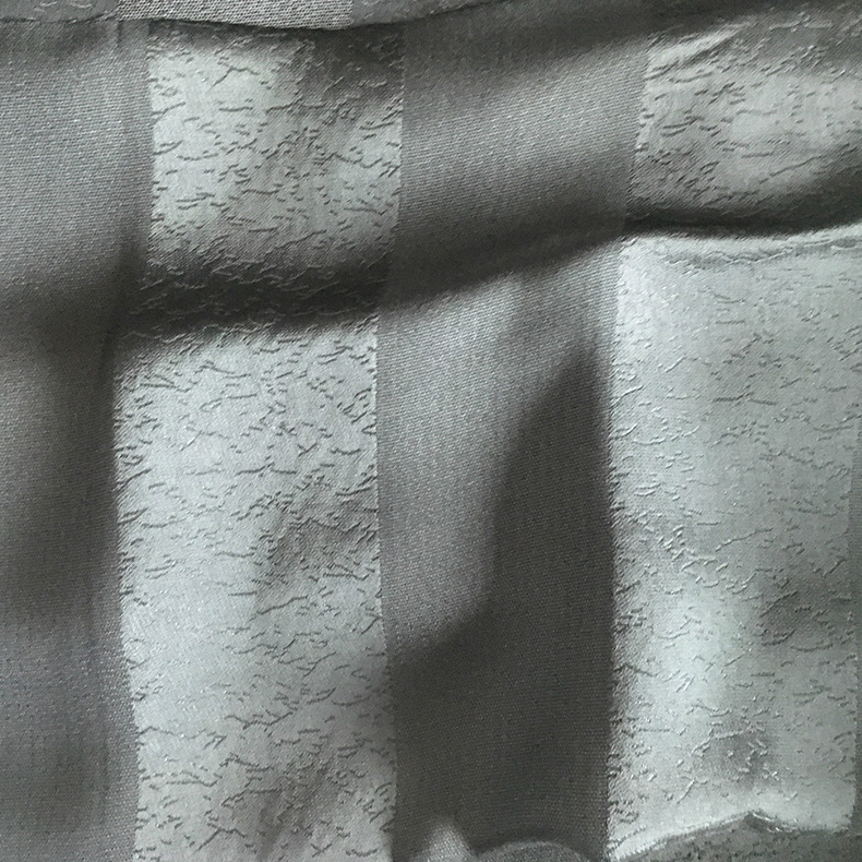 专业生产丝粘花绸纯色布料  量大从优真丝提花面料定 制