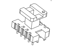 EE19型YC-EI-1922 5+5P 立式骨架 、电感线圈骨架厂家