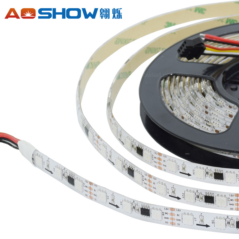 12V5050 1914 动感单车房专用幻彩 一米60灯  SPI断点续传 可编程|ru