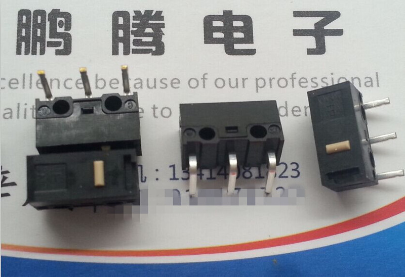 Taiwan ZIPPY curved foot 3-foot micro mouse side key switch Razer Lei Bo and other original micro left curved