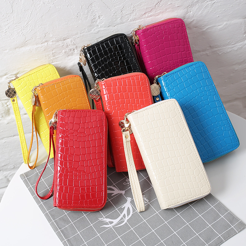 Fashion Stone Pattern Candy Color Wallet display picture 21