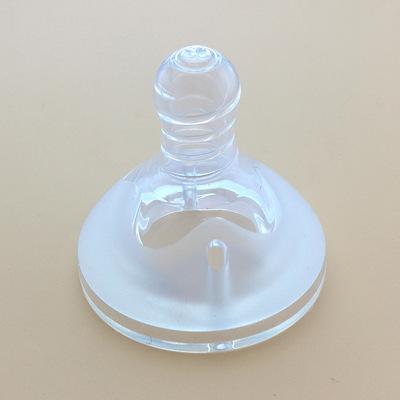 宽口径新款磨砂宽口螺纹奶嘴 可适应于各种宽口奶瓶奶嘴|ms