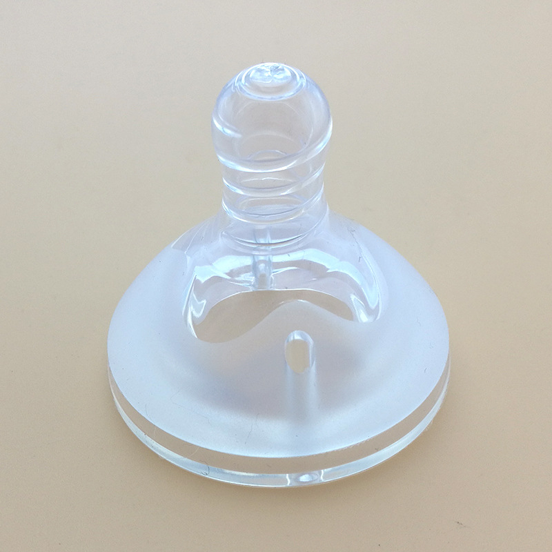 宽口径新款磨砂宽口螺纹奶嘴 可适应于各种宽口奶瓶奶嘴|ms